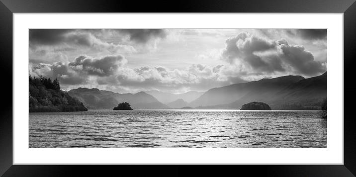 Storms Over Derwent Water Framed Mounted Print by David Semmens