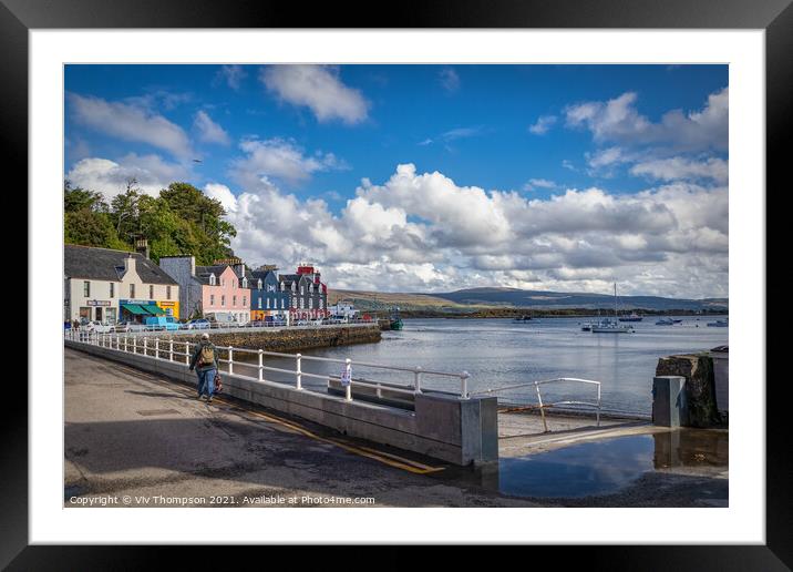 A Tobermory Morning Framed Mounted Print by Viv Thompson