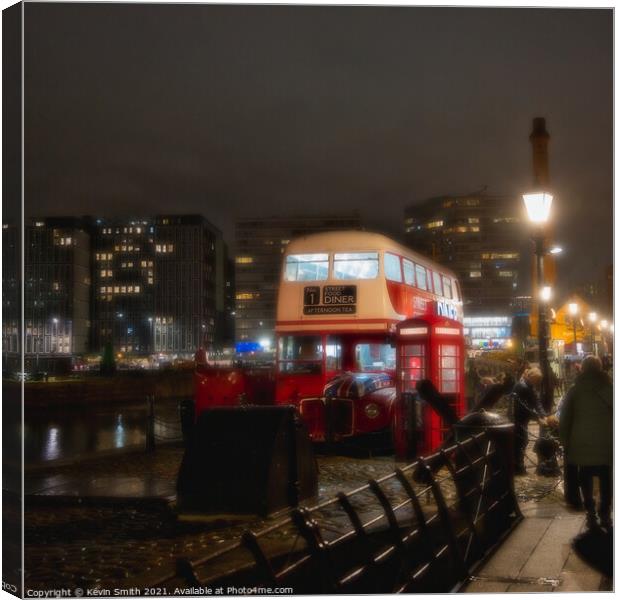 Liverpool Festival of Light Canvas Print by Kevin Smith