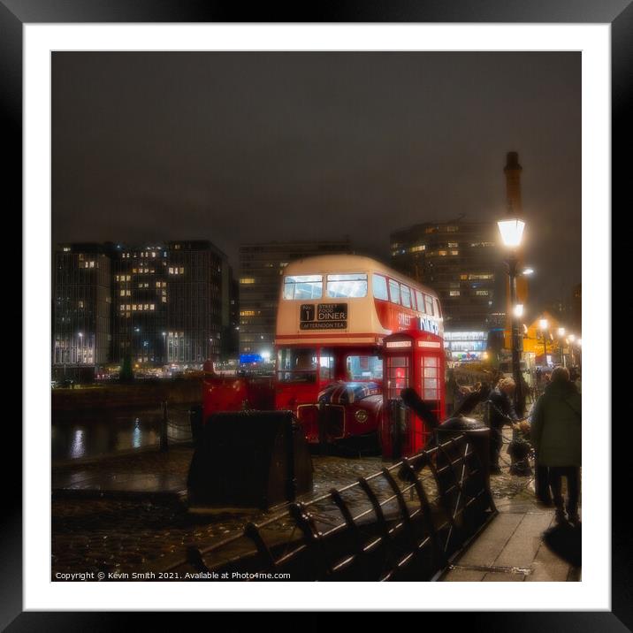 Liverpool Festival of Light Framed Mounted Print by Kevin Smith