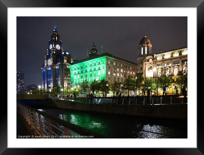 Waterfront Liverpool Framed Mounted Print by Kevin Smith