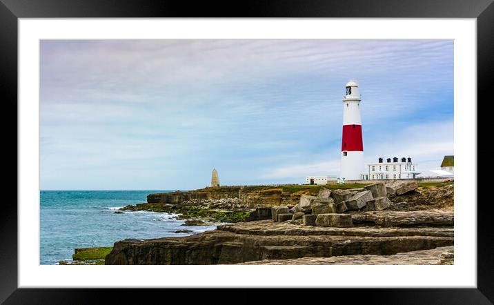 Look out over the sea Framed Mounted Print by Alan Jackson