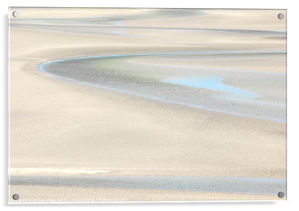 Low Tide: Luskentyre Acrylic by Jon Pear