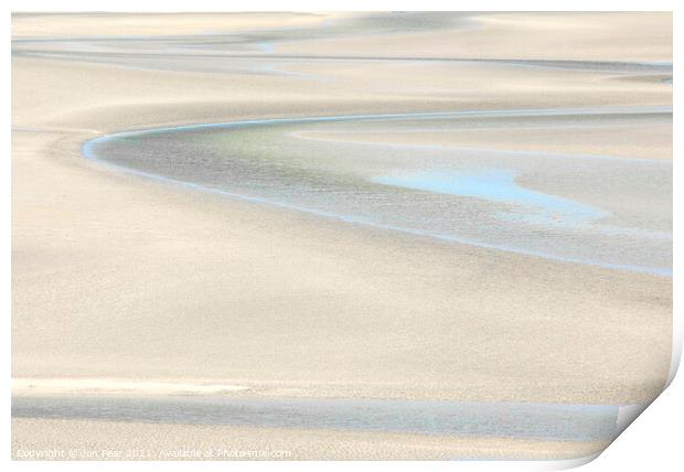 Low Tide: Luskentyre Print by Jon Pear