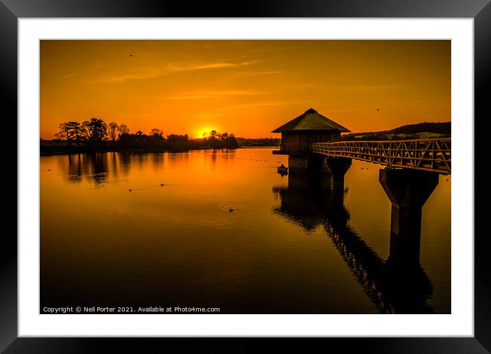 The Jetty Framed Mounted Print by Neil Porter