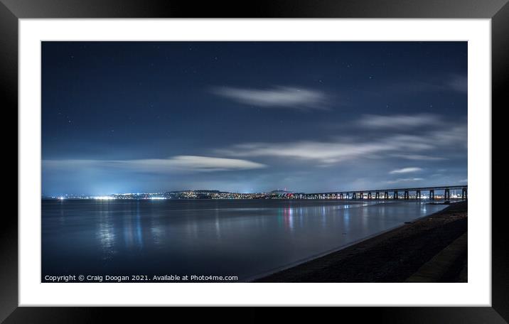 Stars over Dundee Framed Mounted Print by Craig Doogan