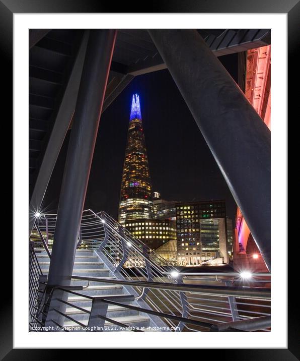 The Shard Framed Mounted Print by Stephen Coughlan