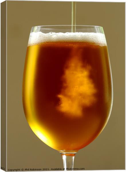 Cold Beer 1 Canvas Print by Phil Robinson