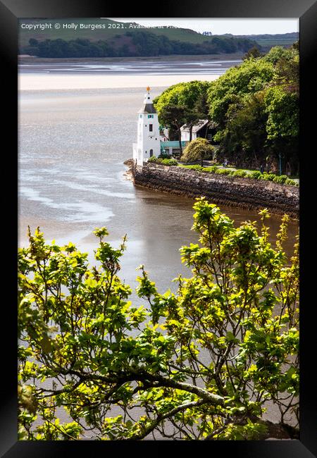 Portmeirion, a place in Wales man made village whe Framed Print by Holly Burgess