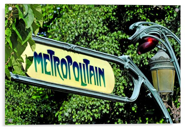 Metropolitain Acrylic by Phil Robinson
