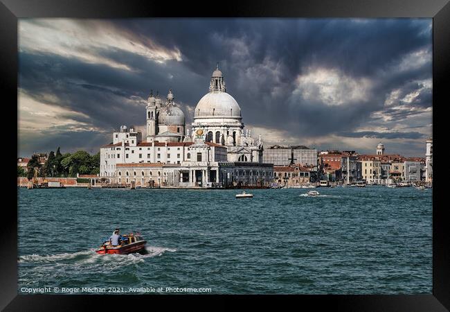 The Iconic Basilica of Venice Framed Print by Roger Mechan