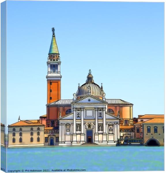 San Giorgio Maggiore Canvas Print by Phil Robinson