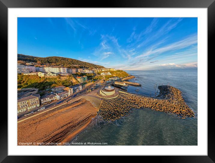 Ventor Isle Of Wight Framed Mounted Print by Wight Landscapes