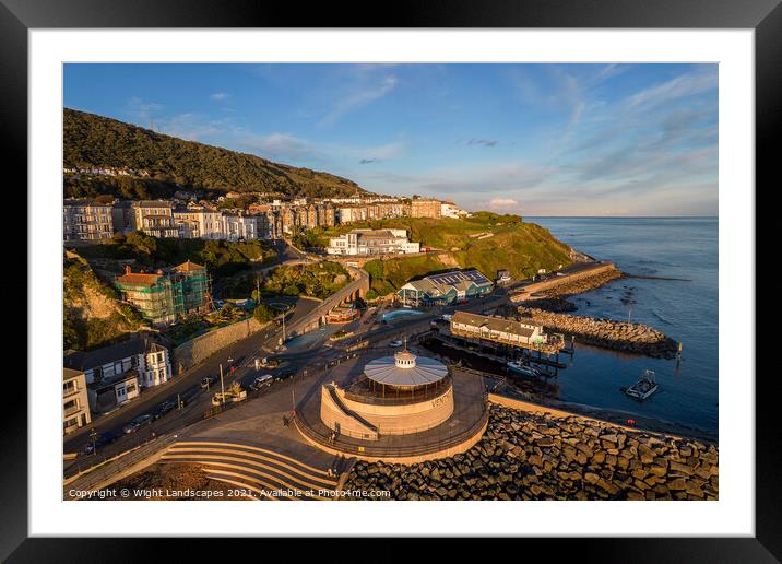 Ventor Rotunda Isle Of Wight Framed Mounted Print by Wight Landscapes