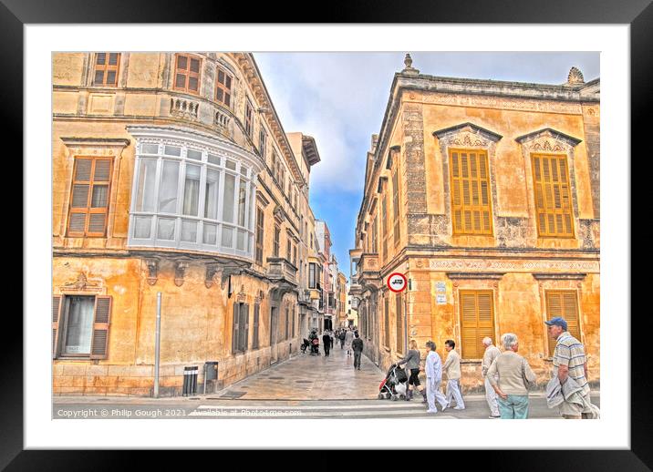 Portugal Street in Summer Framed Mounted Print by Philip Gough