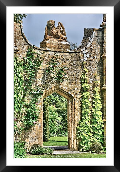 Architectural Building in Gardens Framed Mounted Print by Philip Gough