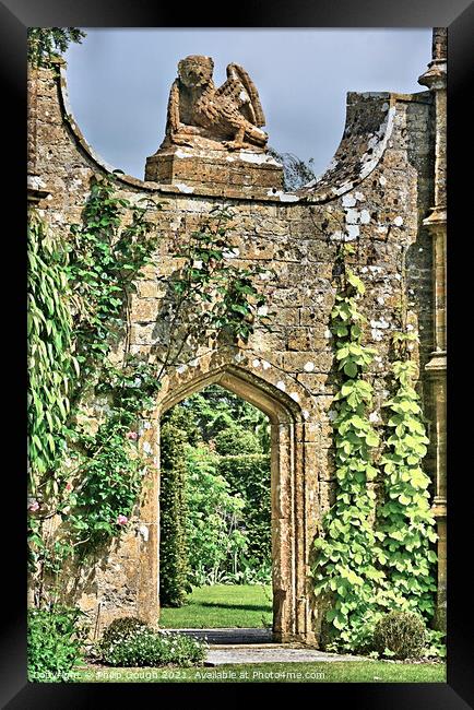 Architectural Building in Gardens Framed Print by Philip Gough