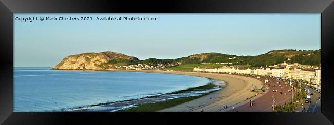 Majestic Little Orme Bay Framed Print by Mark Chesters