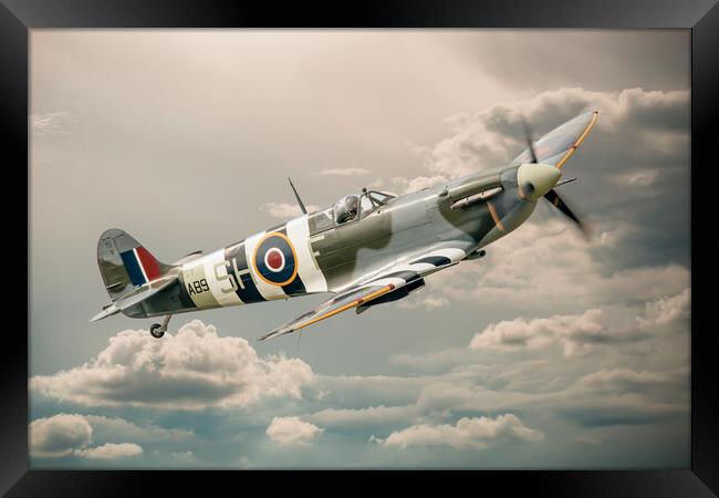 Supermarine Spitfire Mk Vb  Framed Print by J Biggadike