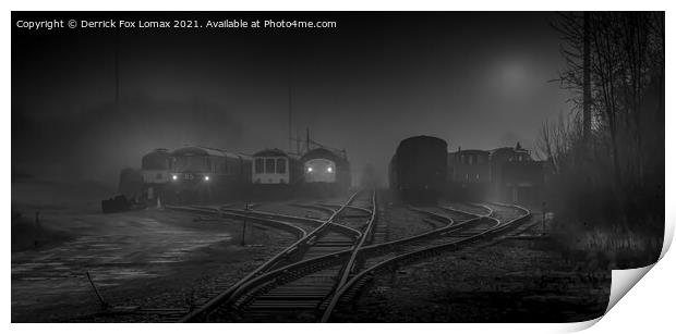 East Lancs Railway Bury Print by Derrick Fox Lomax