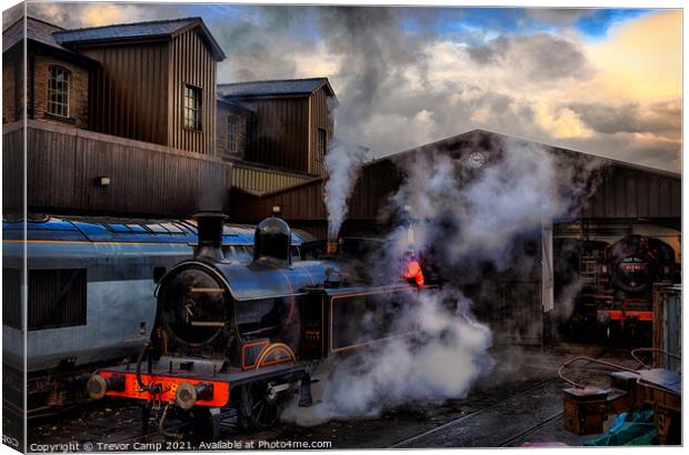 Simmering in Haworth Canvas Print by Trevor Camp