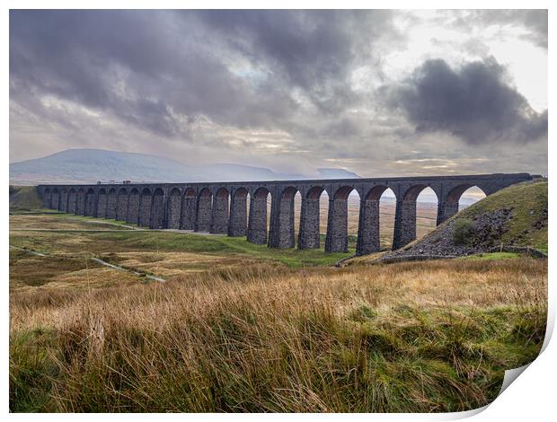 Ribblehead Viaduct Print by Colin Allen