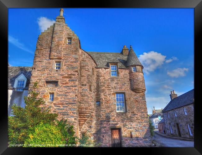 1592 Fordyce Village Castle Near Portsoy Scotland  Framed Print by OBT imaging