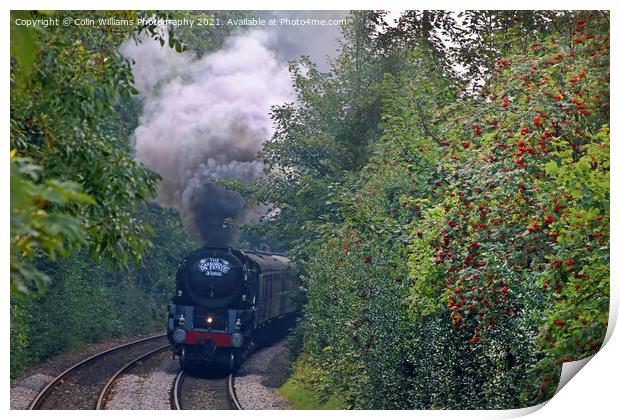 The Scarborough Spa Express Leaving York 1 Print by Colin Williams Photography