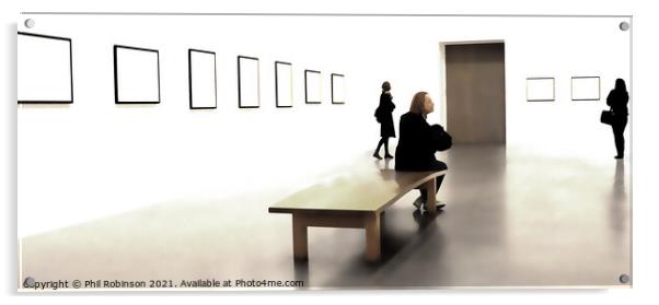 Art Gallery 2 Acrylic by Phil Robinson