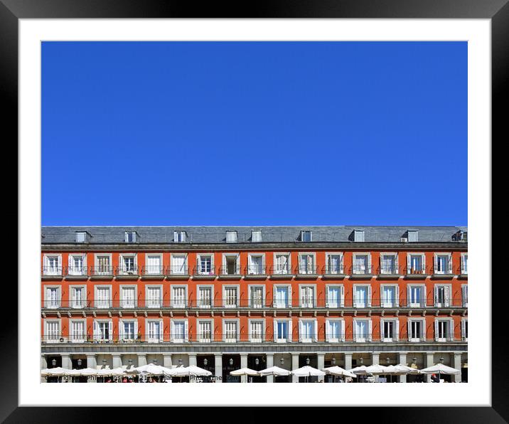 Plaza Mayor, Madrid Framed Mounted Print by Phil Robinson