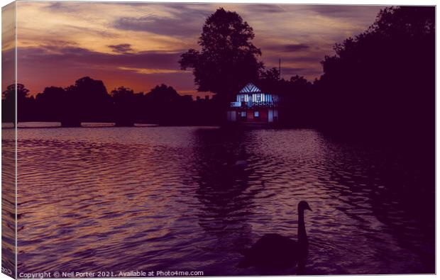 The Boathouse Canvas Print by Neil Porter