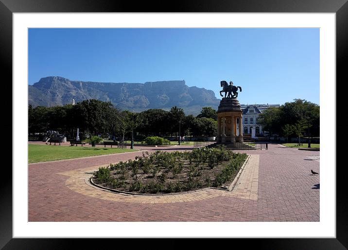 Park in Cape Town Framed Mounted Print by Theo Spanellis