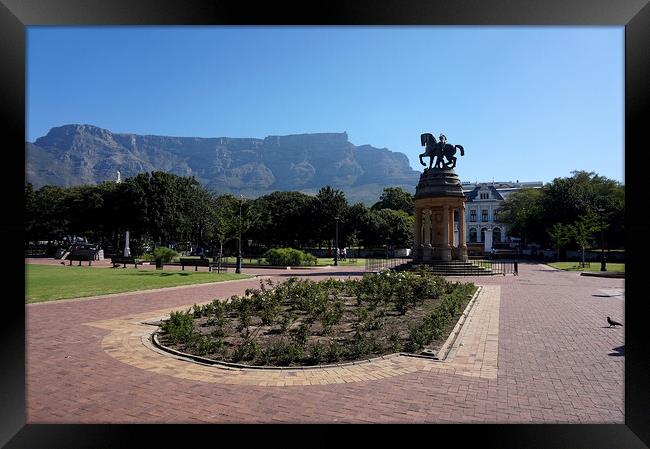 Park in Cape Town Framed Print by Theo Spanellis