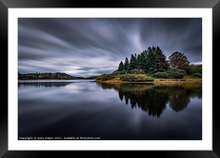 Moody Kennick Reservoir Framed Mounted Print by Gary Holpin