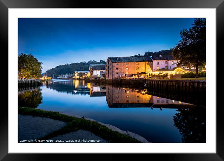 Reflections of Totnes Framed Mounted Print by Gary Holpin