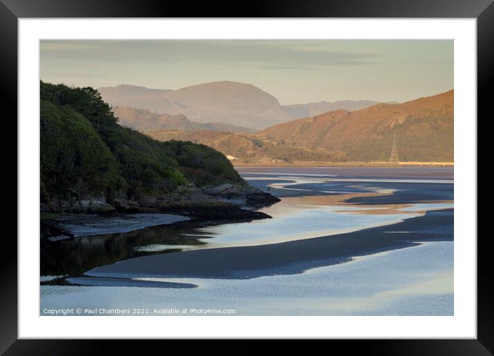 The Afron Dwyryd Framed Mounted Print by Paul Chambers