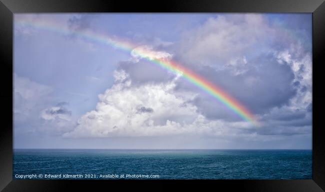 See A Rainbow Framed Print by Edward Kilmartin