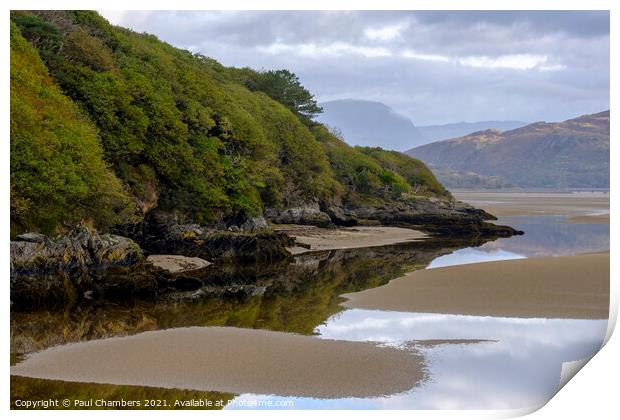 The Afon Dwyryd at Portmeirion North Wales.  Print by Paul Chambers