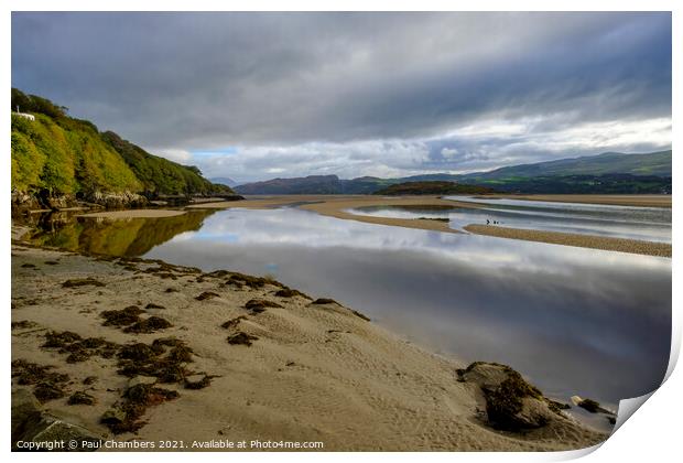 The Afon Dwyryd at Portmeirion North Wales.  Print by Paul Chambers