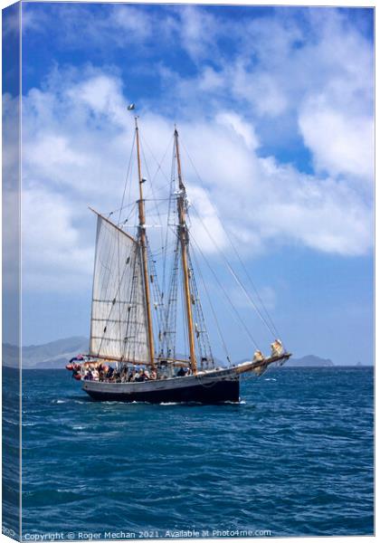 Sails of New Zealand Canvas Print by Roger Mechan