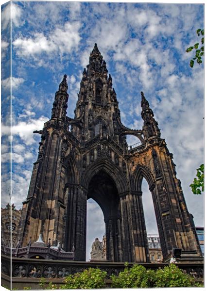 Scott Monument Canvas Print by Geoff Storey