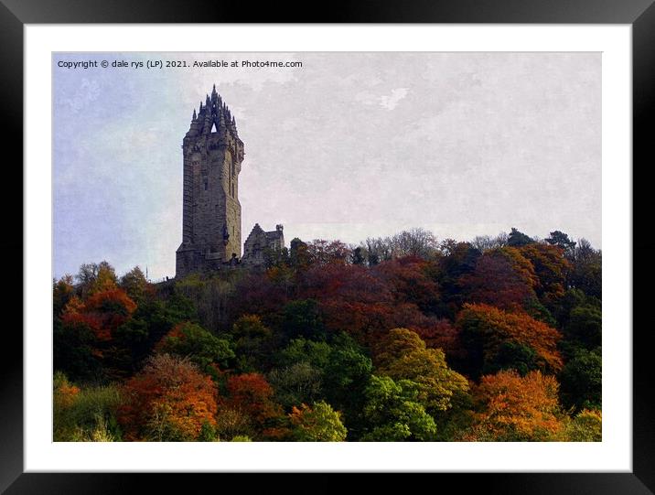 WALLACE MONUMENT Framed Mounted Print by dale rys (LP)