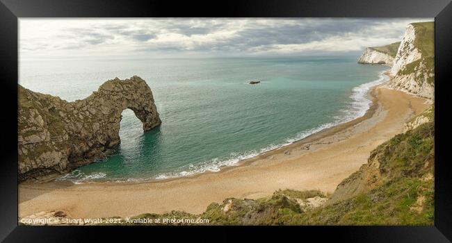 Durdle Door Framed Print by Stuart Wyatt