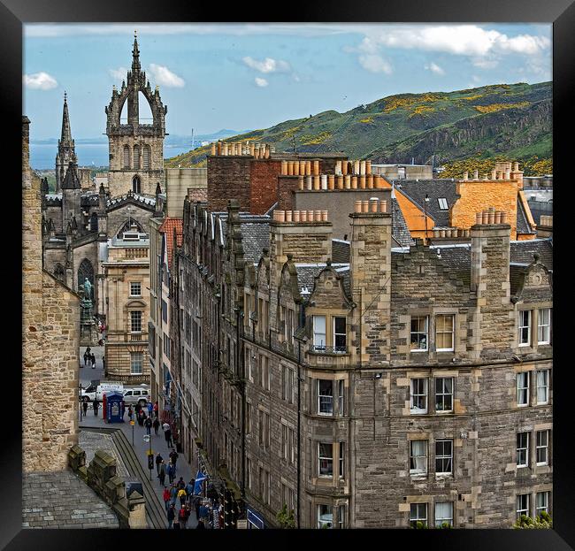 View from Camera Obscura, Edinburgh Framed Print by Geoff Storey