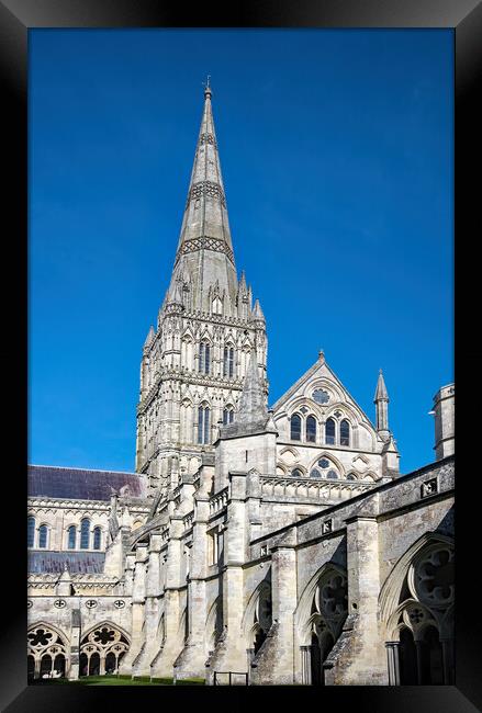 Salisbury Cathedral (2) Framed Print by Geoff Storey