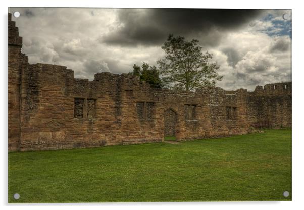 Ludlow Castle, Shropshire Acrylic by Peter Elliott 