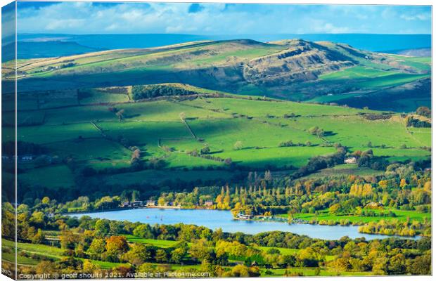 Combs Reservoir  Canvas Print by geoff shoults