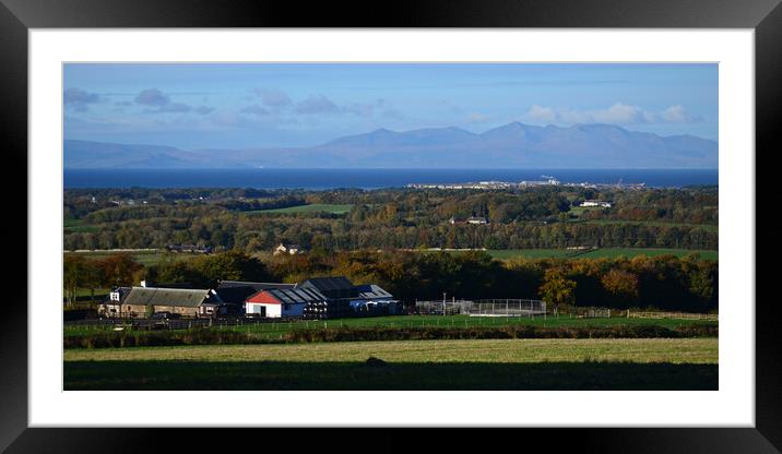 A country pad Framed Mounted Print by Allan Durward Photography