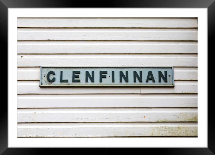 Glenfinnan in Scotland, UK Framed Mounted Print by Chris Dorney