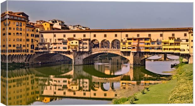 Ponte Vecchio Canvas Print by Joyce Storey